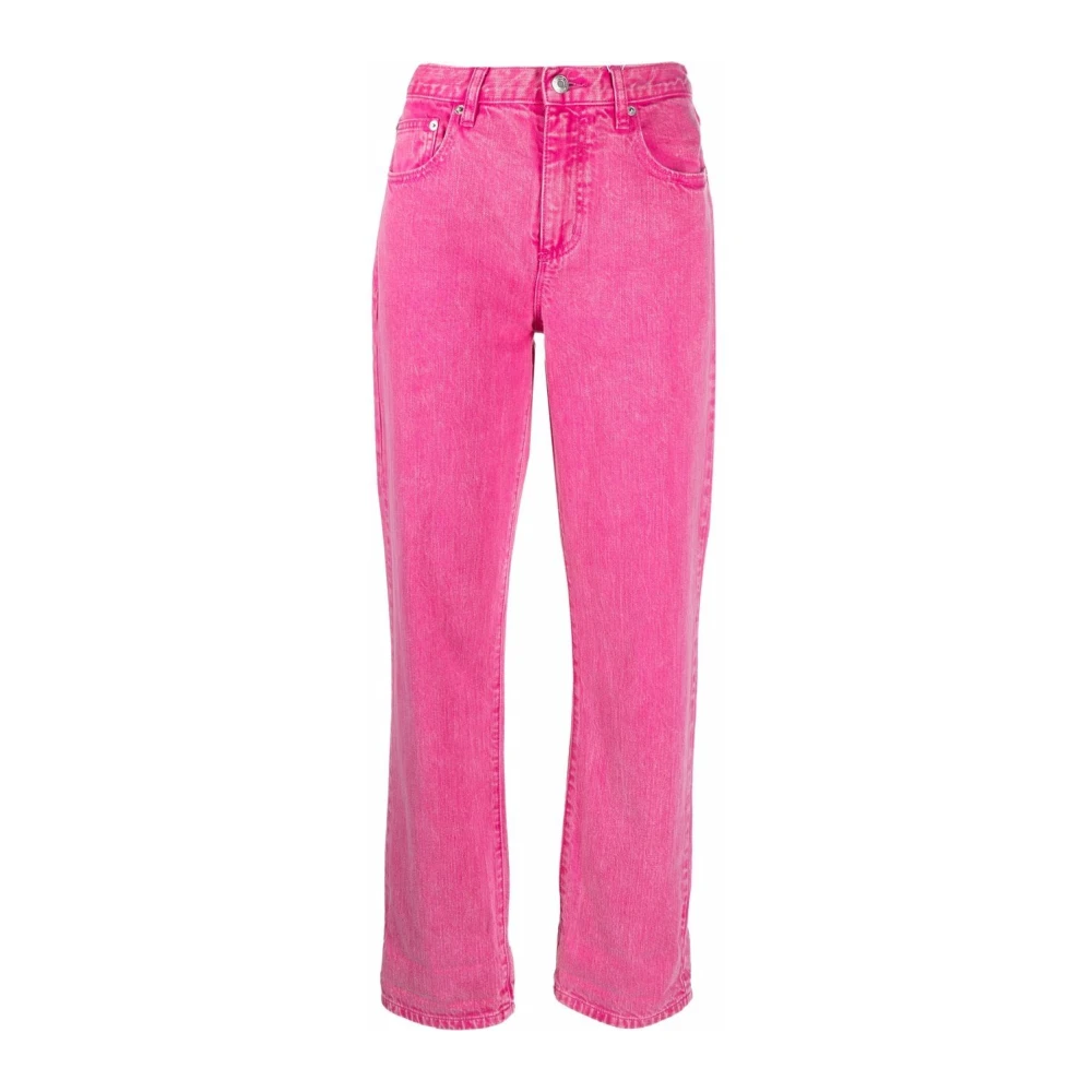 Michael Kors Straight Jeans Pink Dames