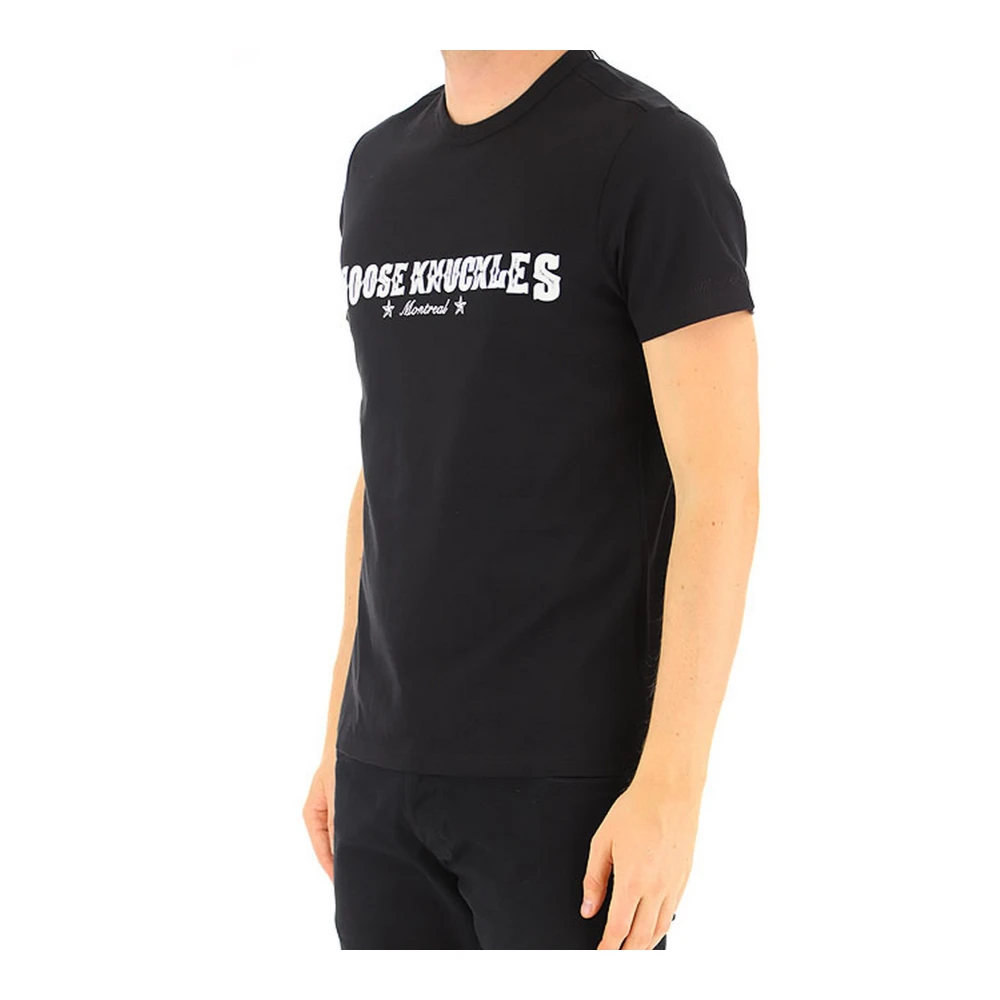 Moose Knuckles T-Shirt Klassieke Stijl Black Heren