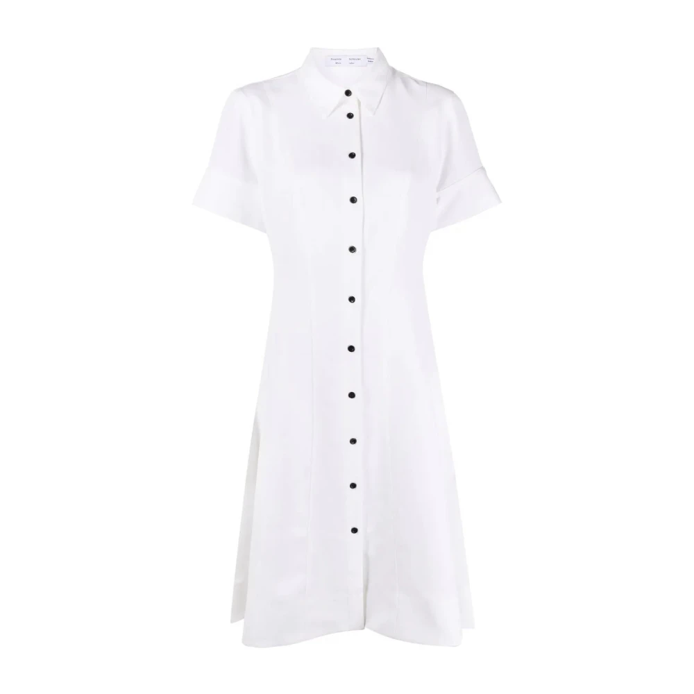 Proenza Schouler Witte Casual Midi Jurk White Dames