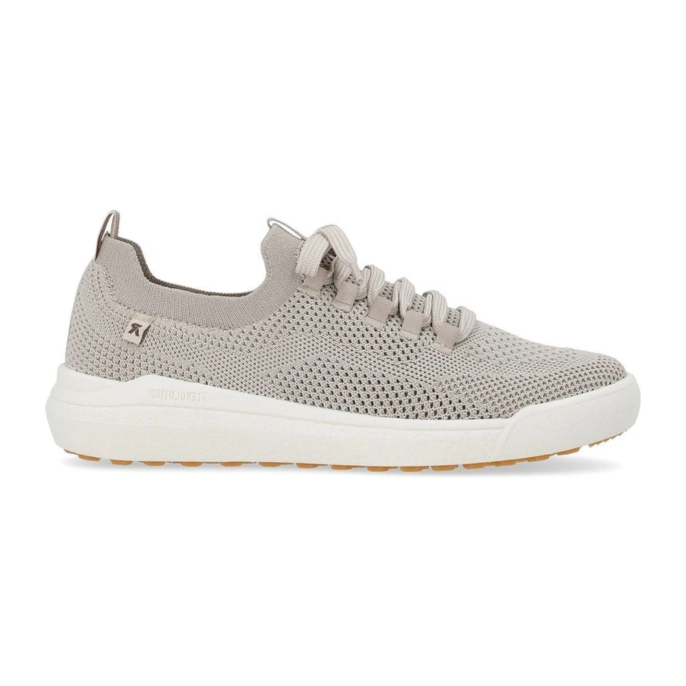 Rieker Women's Beige Sneakers, 5 Uk, Trainers