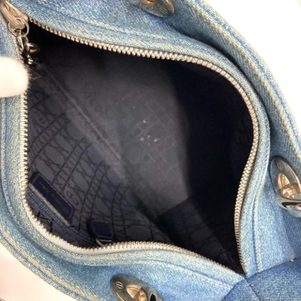 Dior Vintage Pre-owned Denim dior-bags Blue Dames