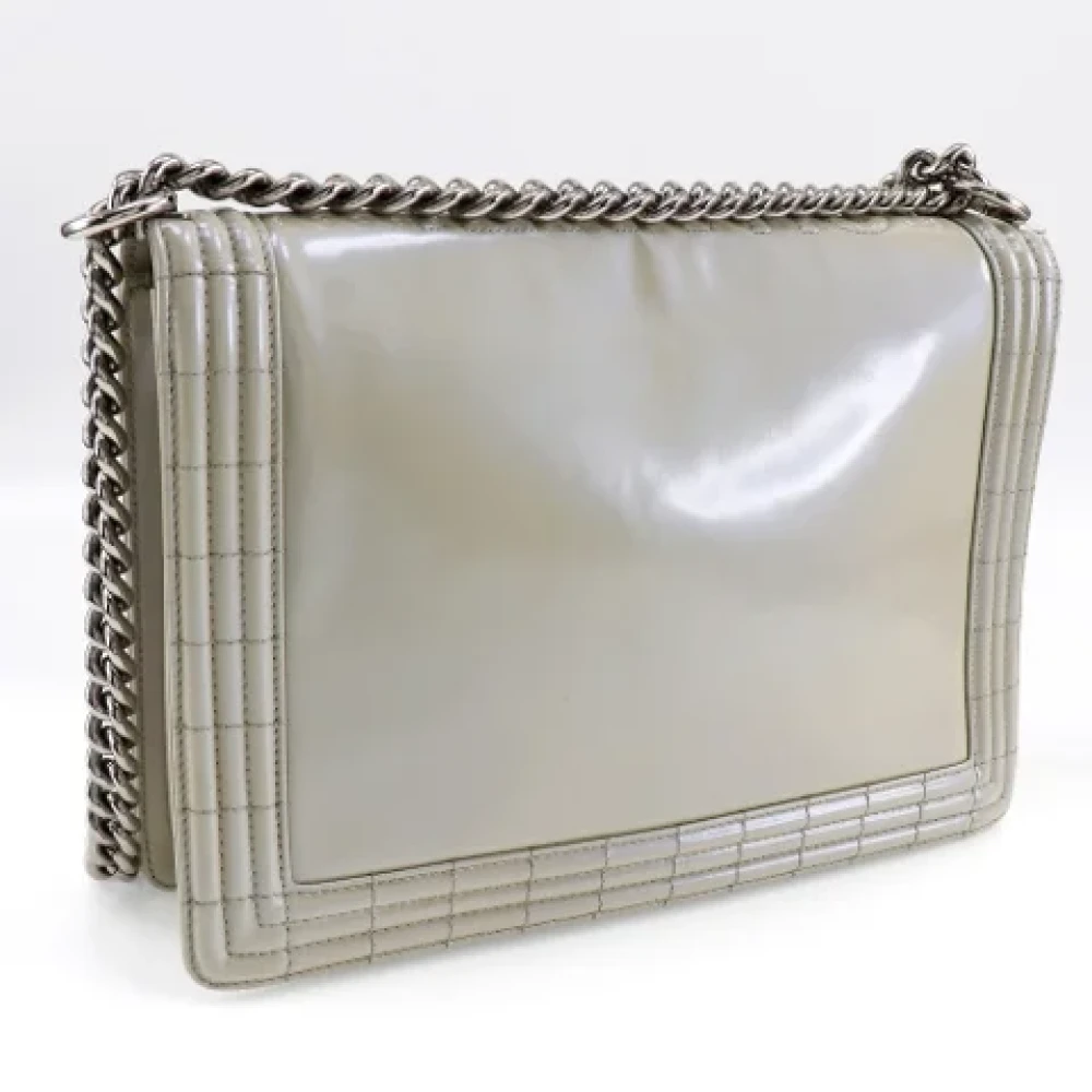 Chanel Vintage Pre-owned Fabric shoulder-bags White Dames