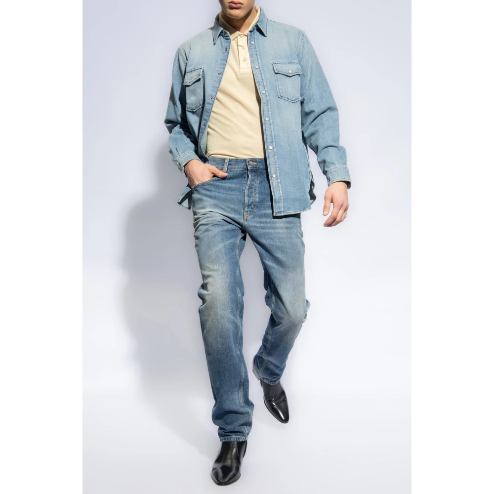 Saint Laurent Denim overhemd Blue Heren