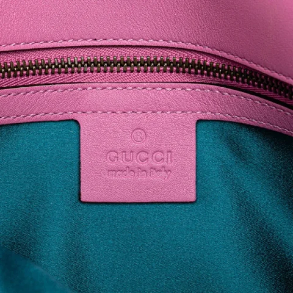 Gucci Vintage Pre-owned Velvet gucci-bags Pink Dames