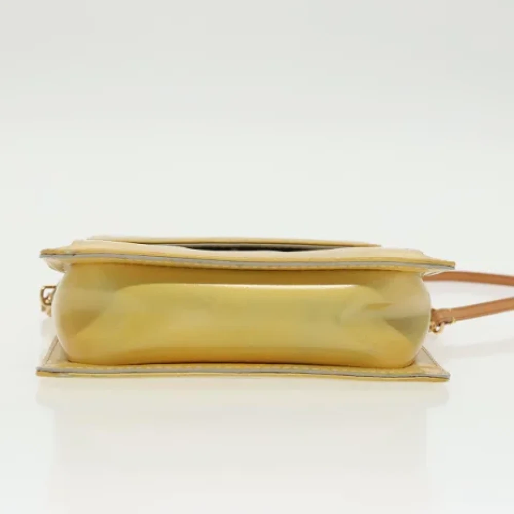 Louis Vuitton Vintage Pre-owned Leather shoulder-bags Yellow Dames