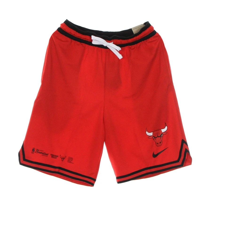 Nike Chicago Bulls Basketball Shorts Dri-Fit Red, Herr