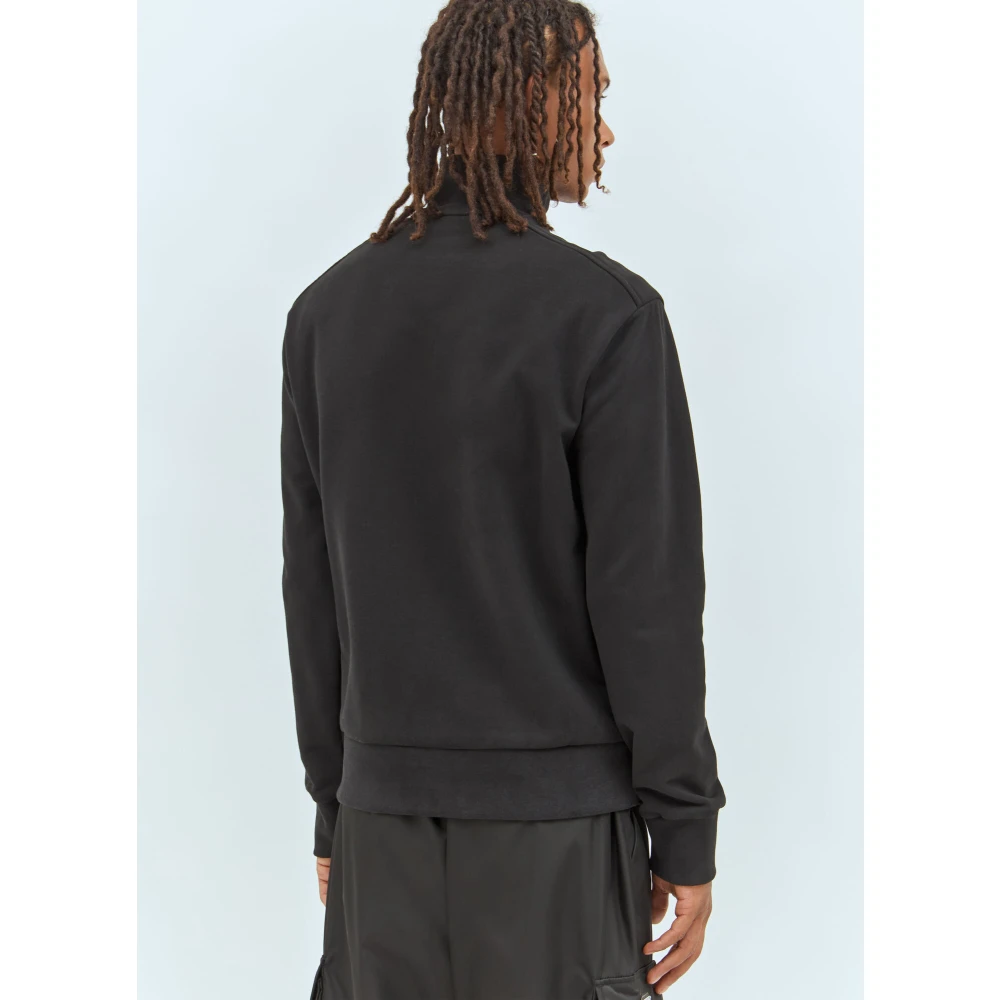 Moncler Gewatteerde Zip-Up Vest Black Heren
