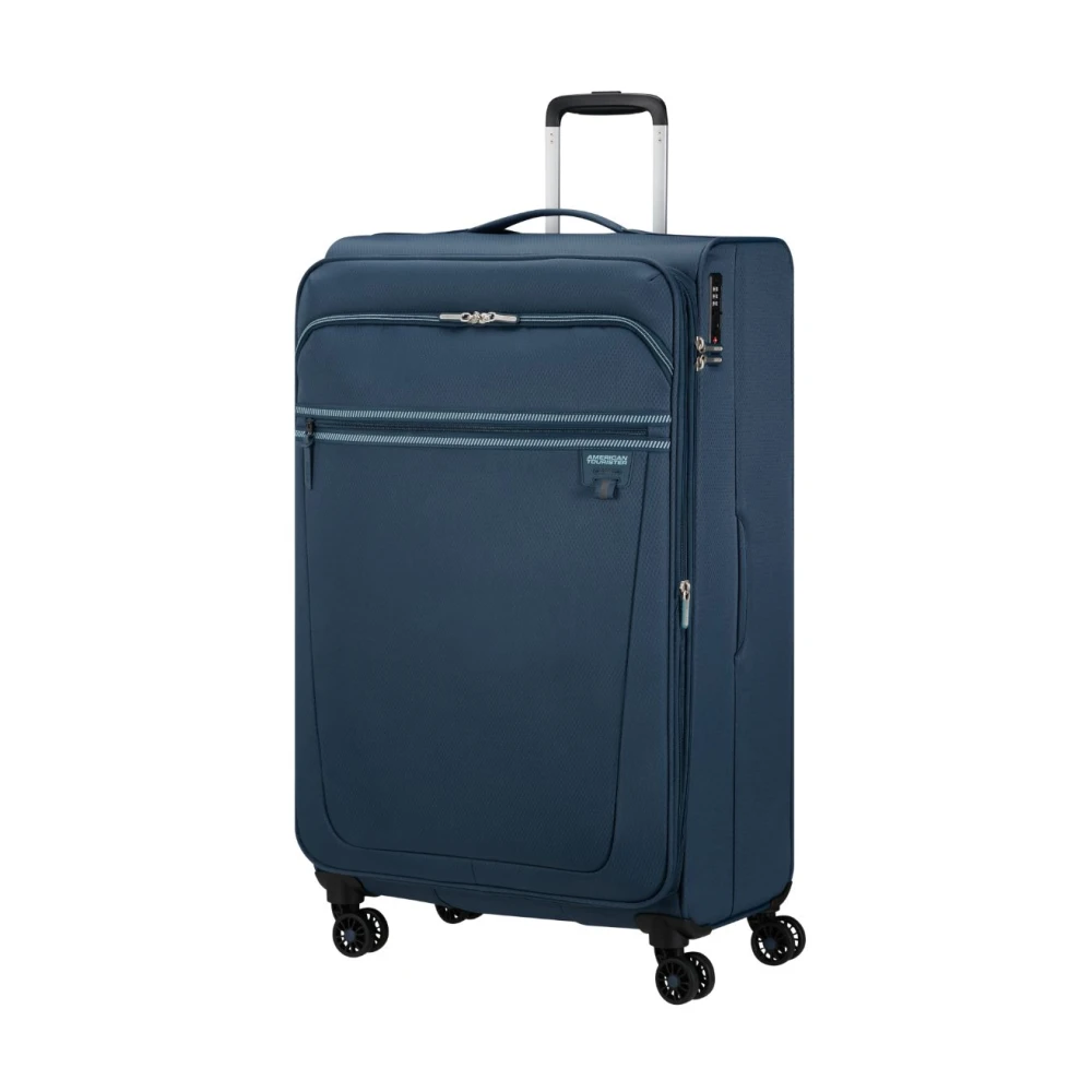 American Tourister Aerospin Stijlvolle Trolley Tas Blue Unisex