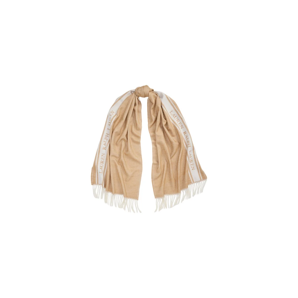 Ralph Lauren Damesjaal LG Brdr Scrf Brown Dames