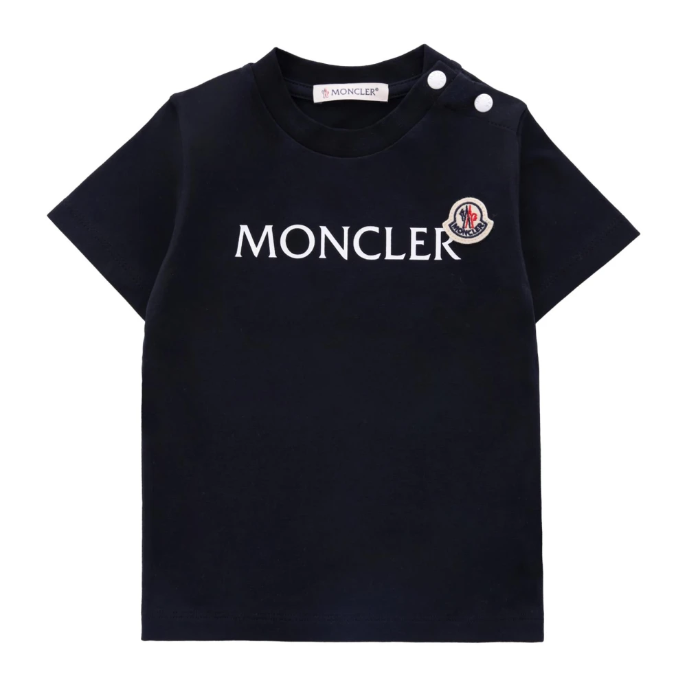 Moncler Men's Blue Short Sleeve T-Shirt
