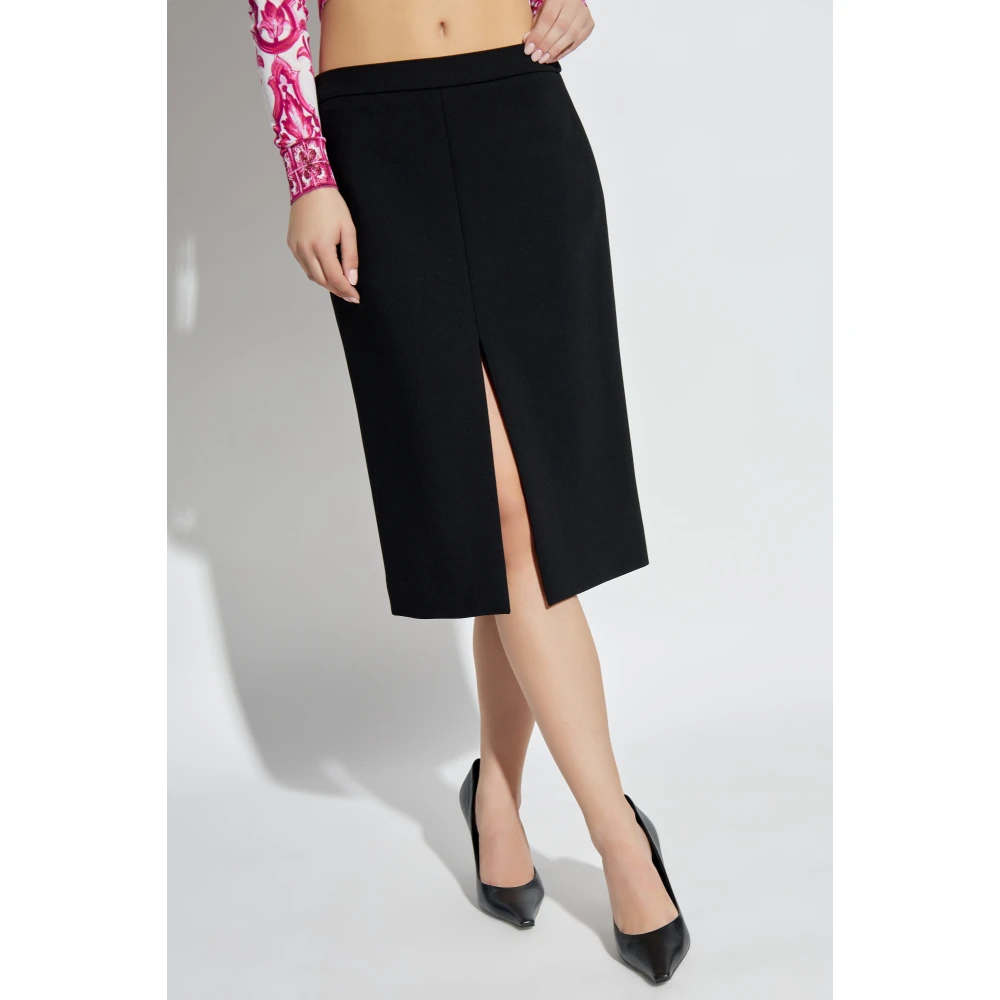 Dolce & Gabbana Wollen Rok Black Dames