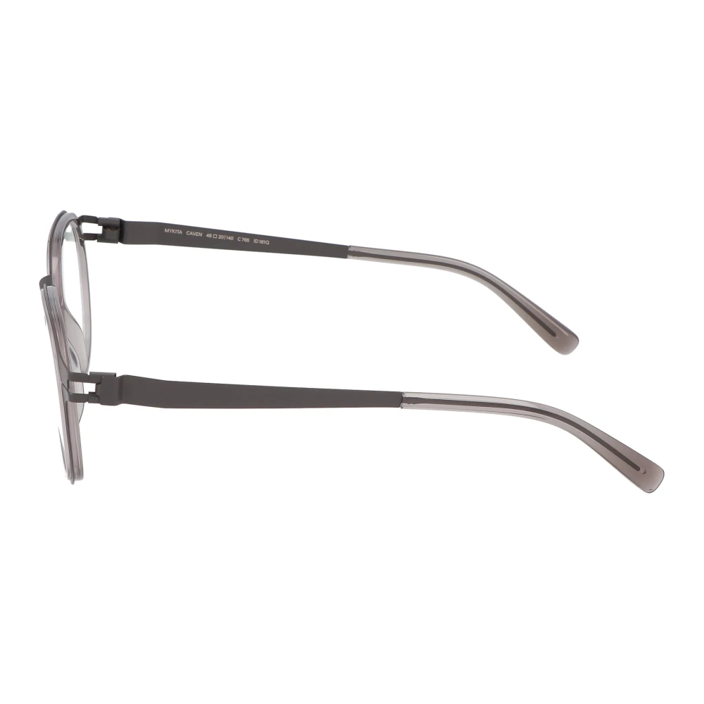 Mykita Moderne ronde metalen montuurbril Gray Unisex