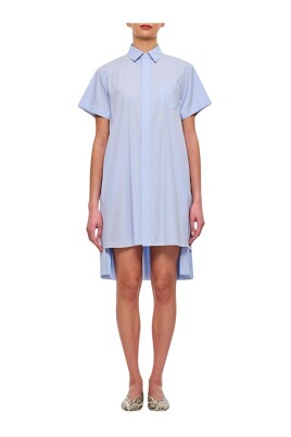 blue-pleated-hem-dress