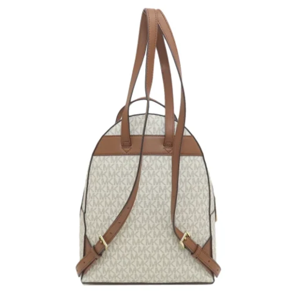 Michael Kors Pre-owned Plastic backpacks White Dames