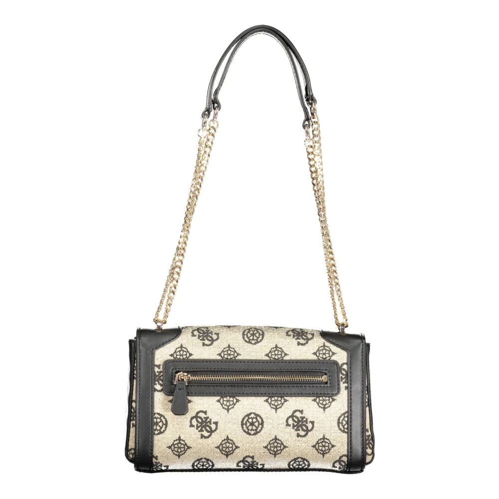 Guess Zwarte Dameshandtas Ketting Schouder Black Dames