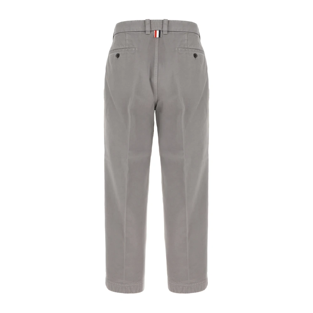 Thom Browne Stijlvolle Broeken voor Mannen Gray Heren