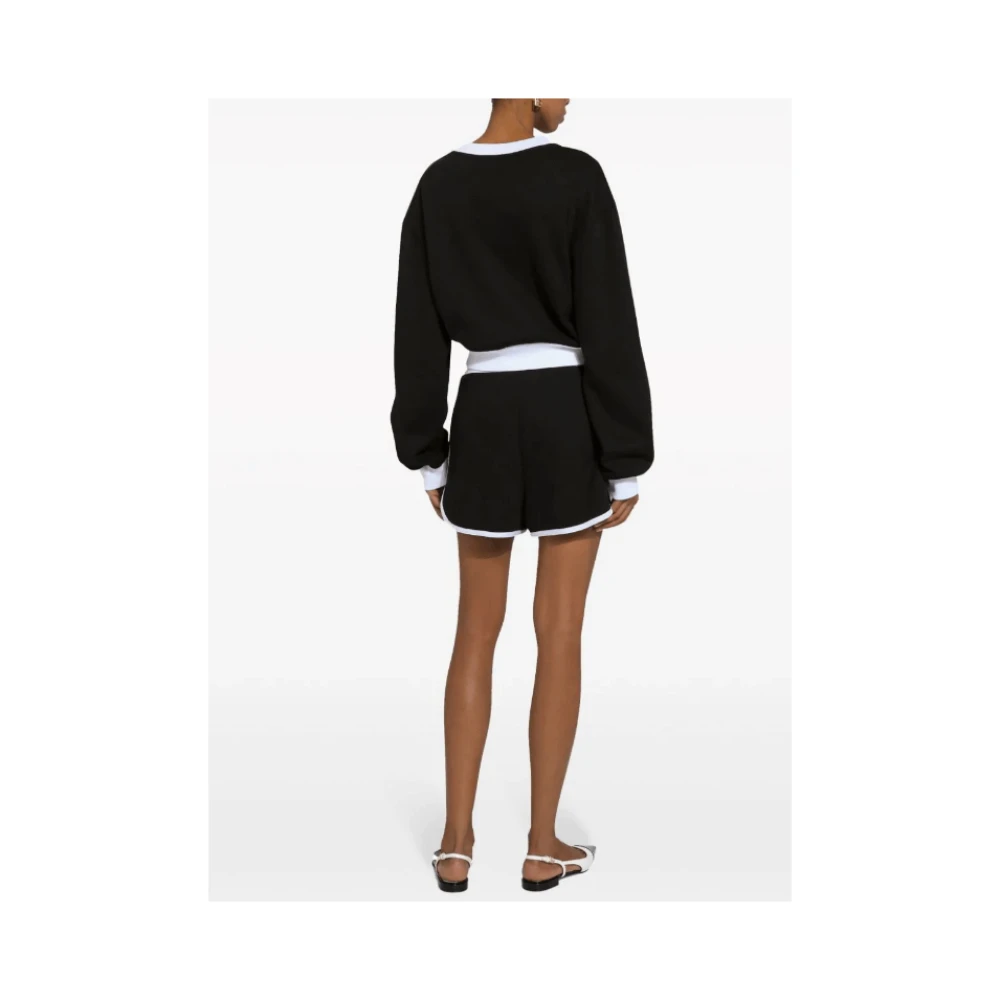 Dolce & Gabbana Twee-Tone Logo Print Sportpak Black Dames