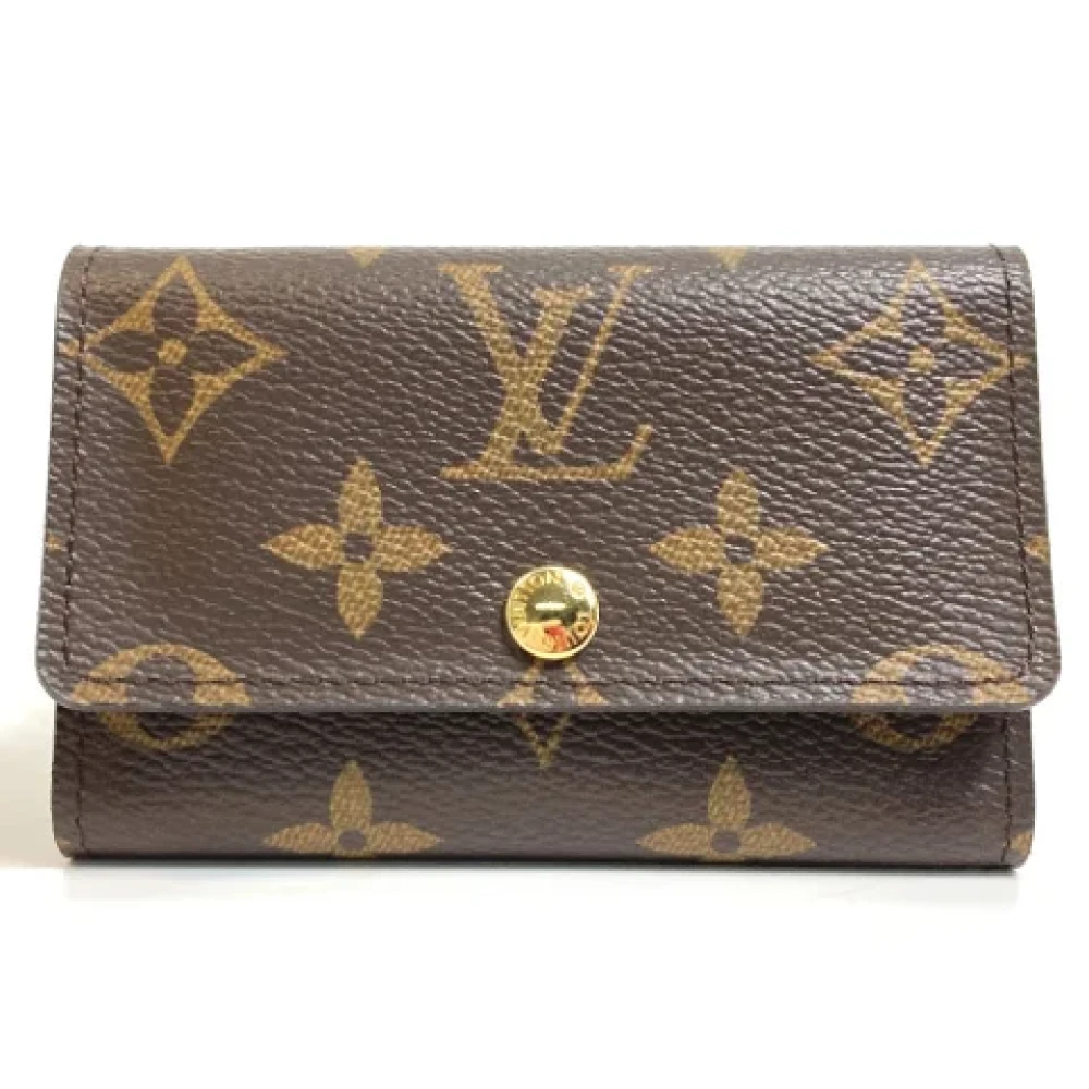 Louis Vuitton Vintage Pre-owned Canvas wallets Brown Dames