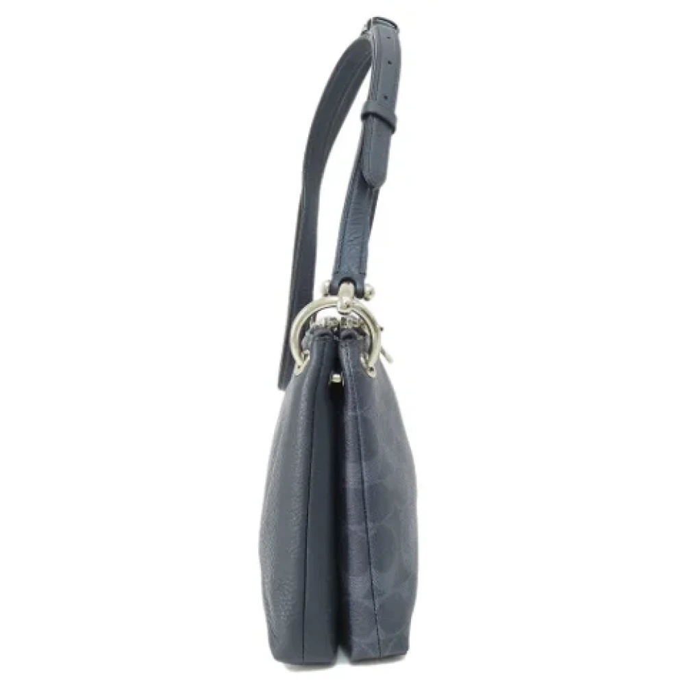 Coach Pre-owned Plastic shoulder-bags Blue Dames