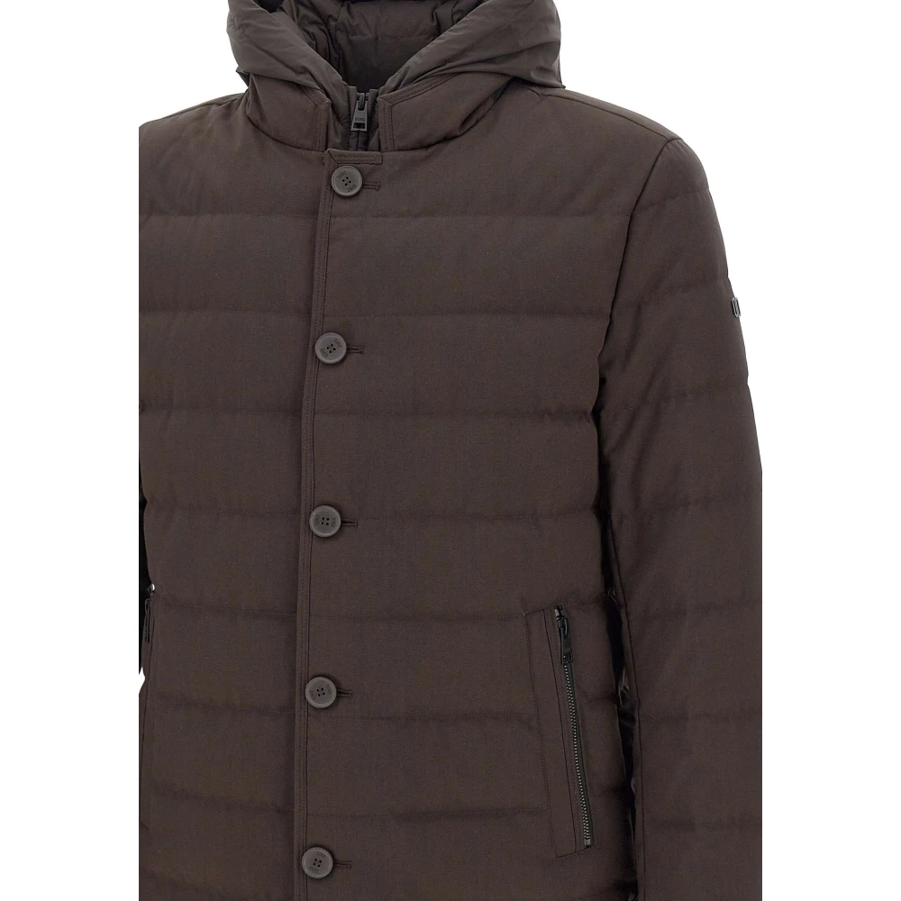 Duno Bruine Winterjassen Brown Heren
