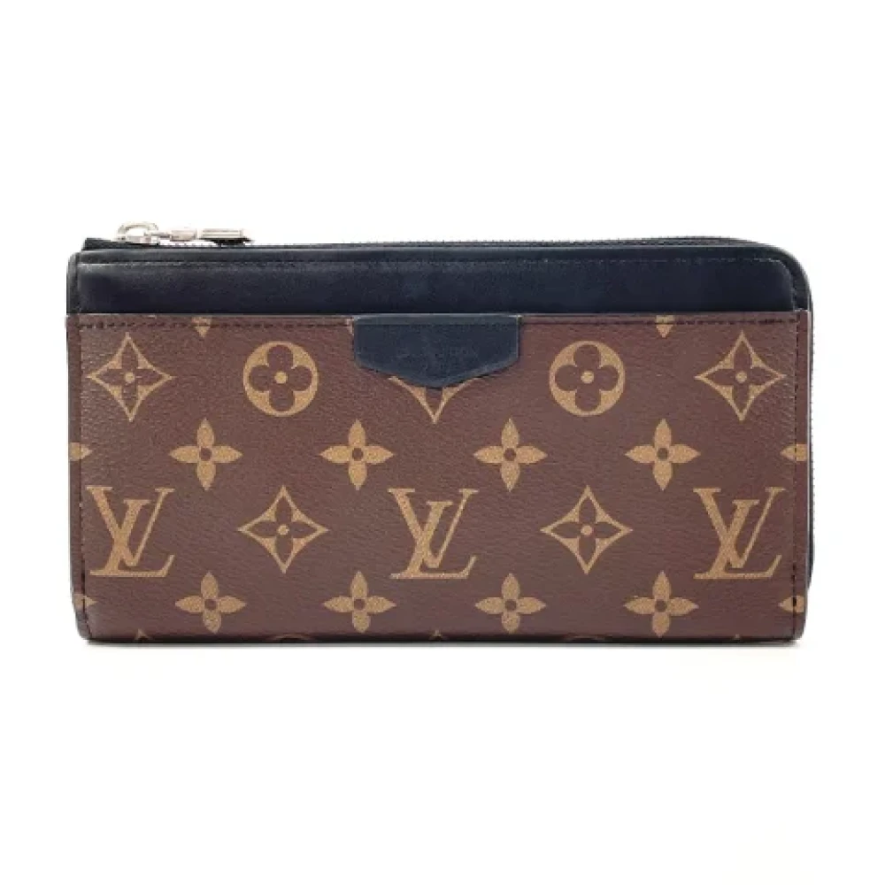 Louis Vuitton Vintage Pre-owned Canvas wallets Brown Heren