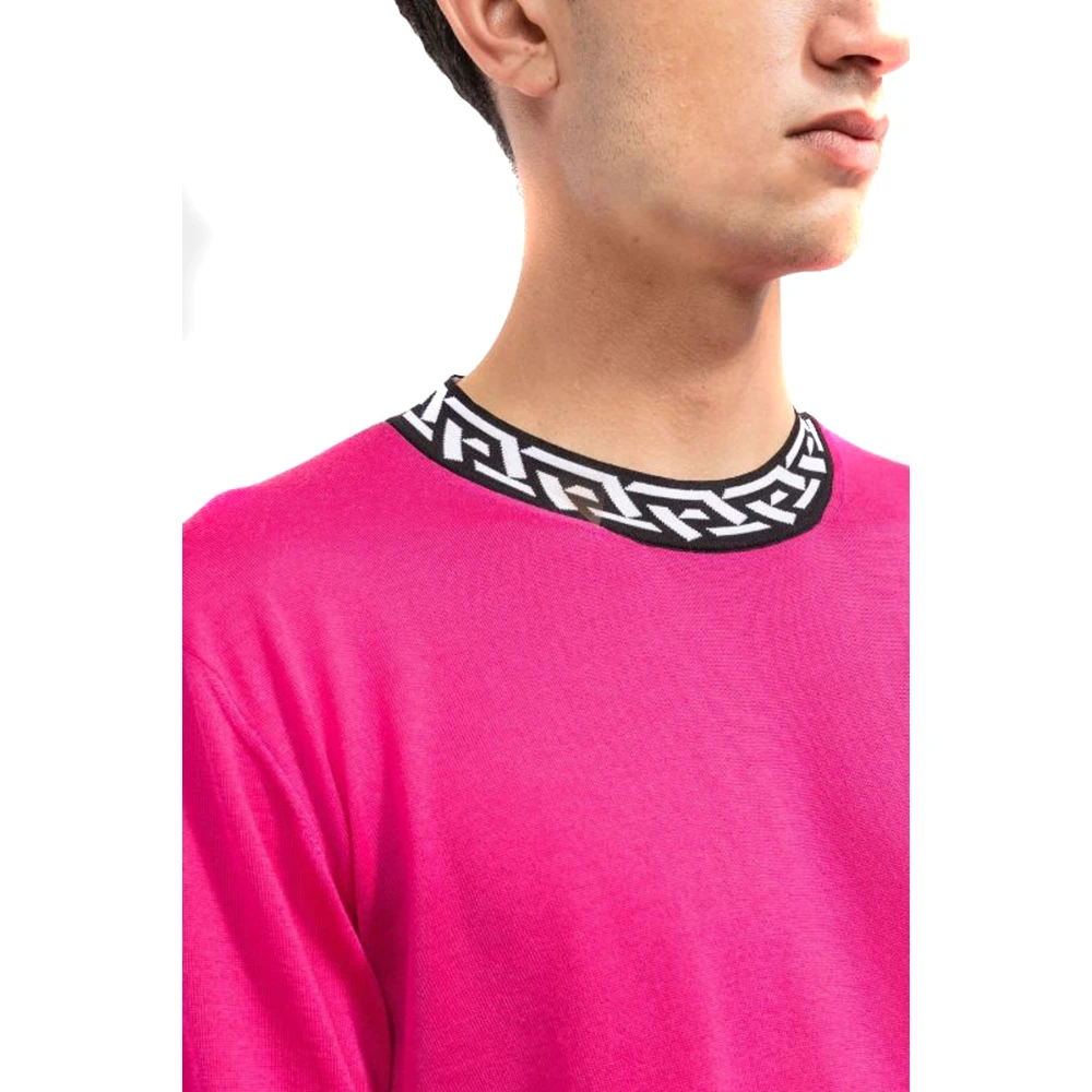 Versace Stijlvolle Sweaters Pink Heren