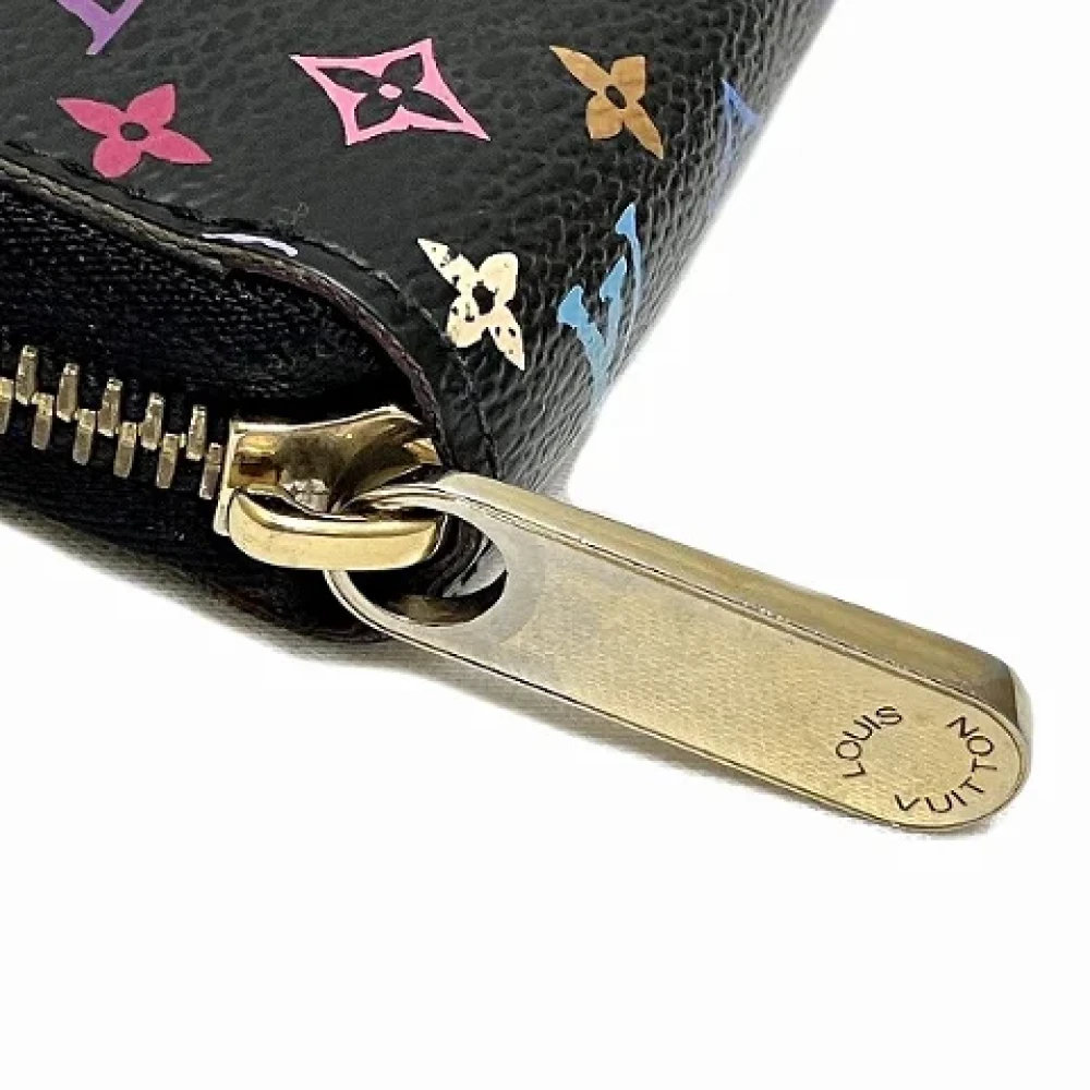 Louis Vuitton Vintage Pre-owned Canvas wallets Black Dames