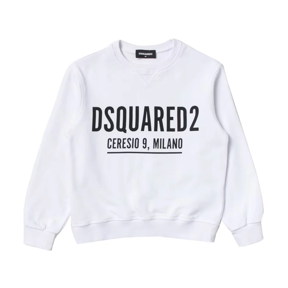 Dsquared2 Barn Sweatshirt med Ceresio 9 Print White, Pojke