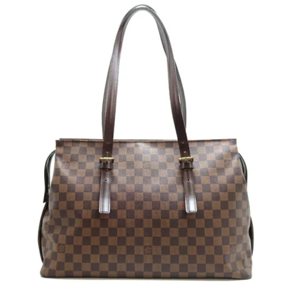 Louis Vuitton Vintage Pre-owned Canvas shoulder-bags Brown Dames