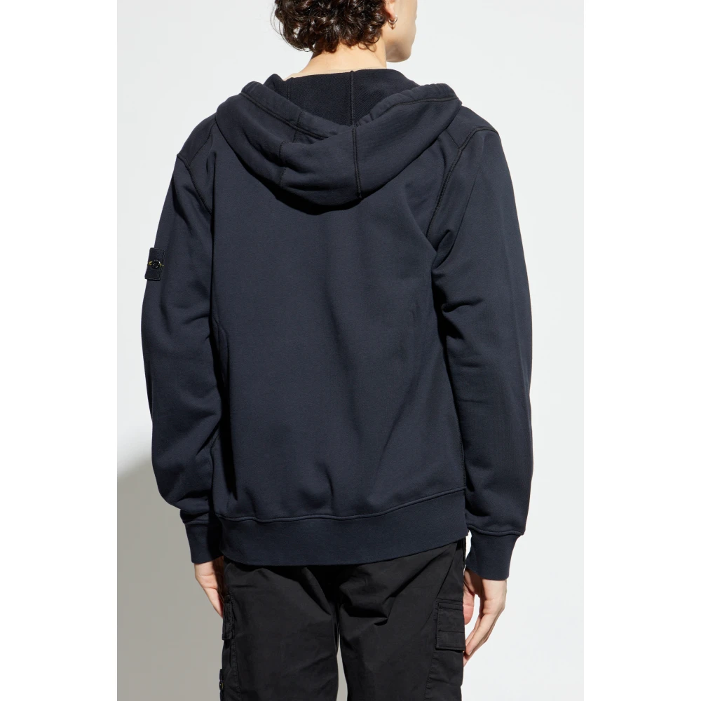 Stone Island Hoodie Blue Heren
