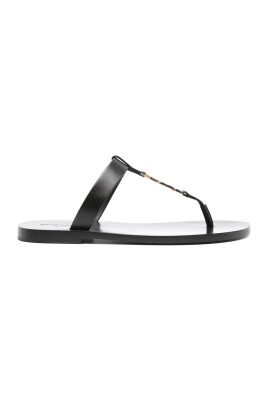 black-leather-logo-sandals