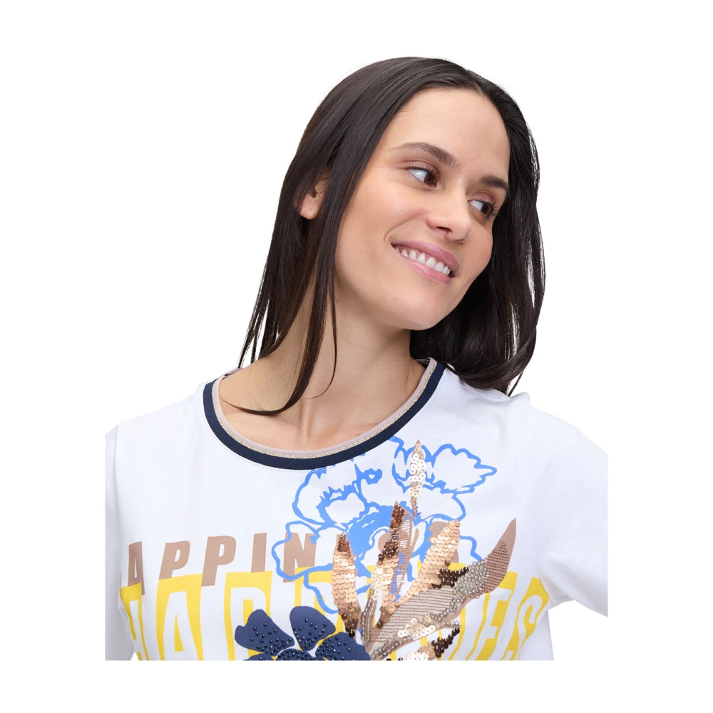 Betty Barclay Korte Mouw Top Shirt Multicolor Dames