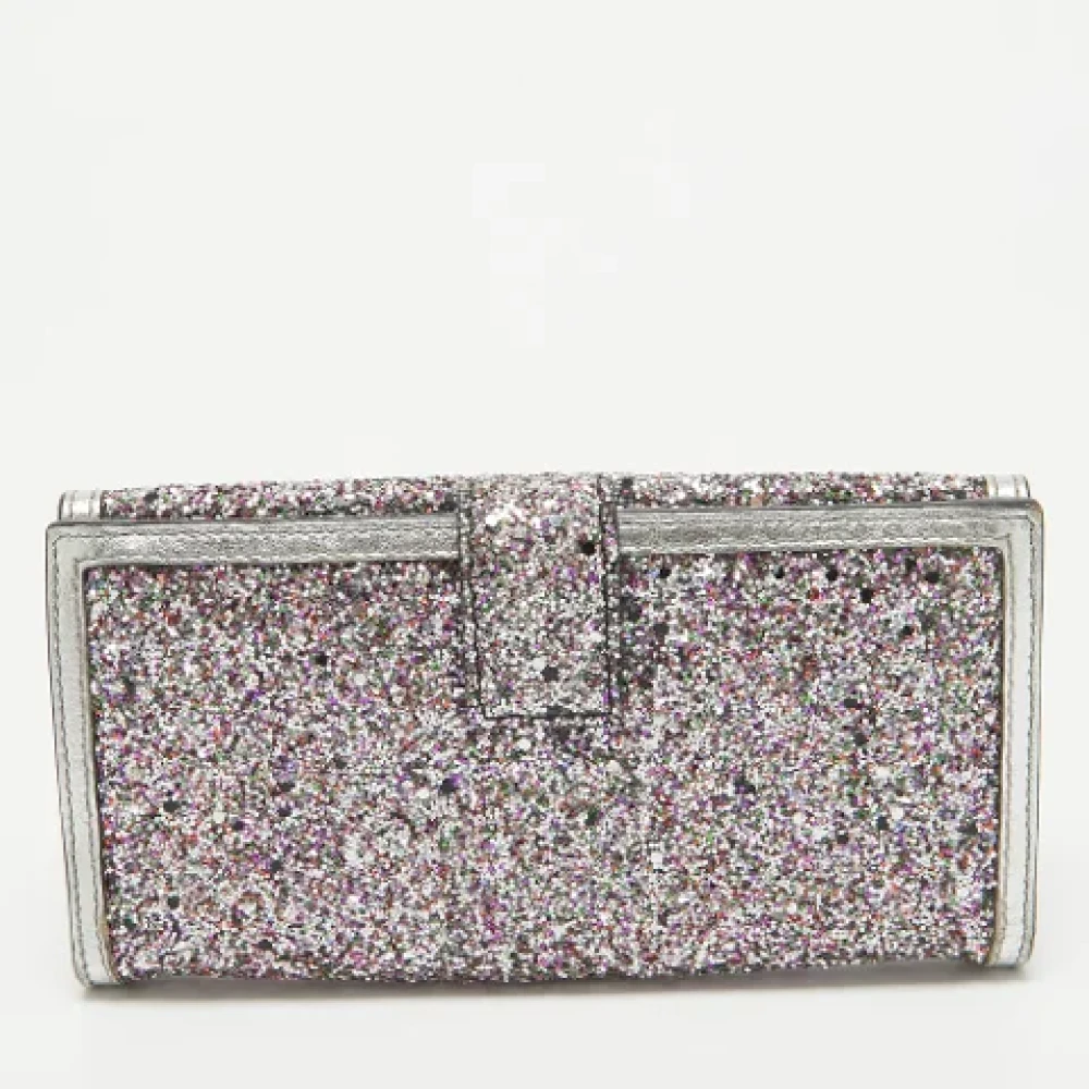 Alexander McQueen Pre-owned Leather wallets Gray Dames