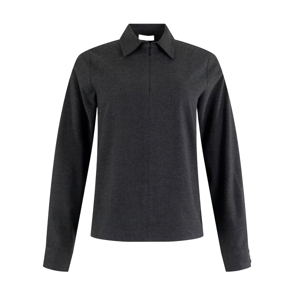 Anna Van Toor Lange mouw blouse Gray Dames