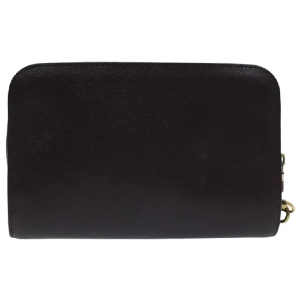 Louis Vuitton Vintage Pre-owned Leather clutches Brown Dames