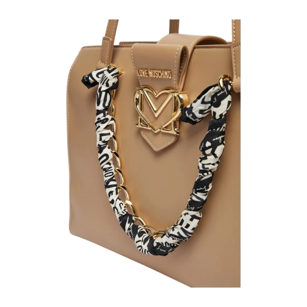Love Moschino Schoudertas Beige Dames