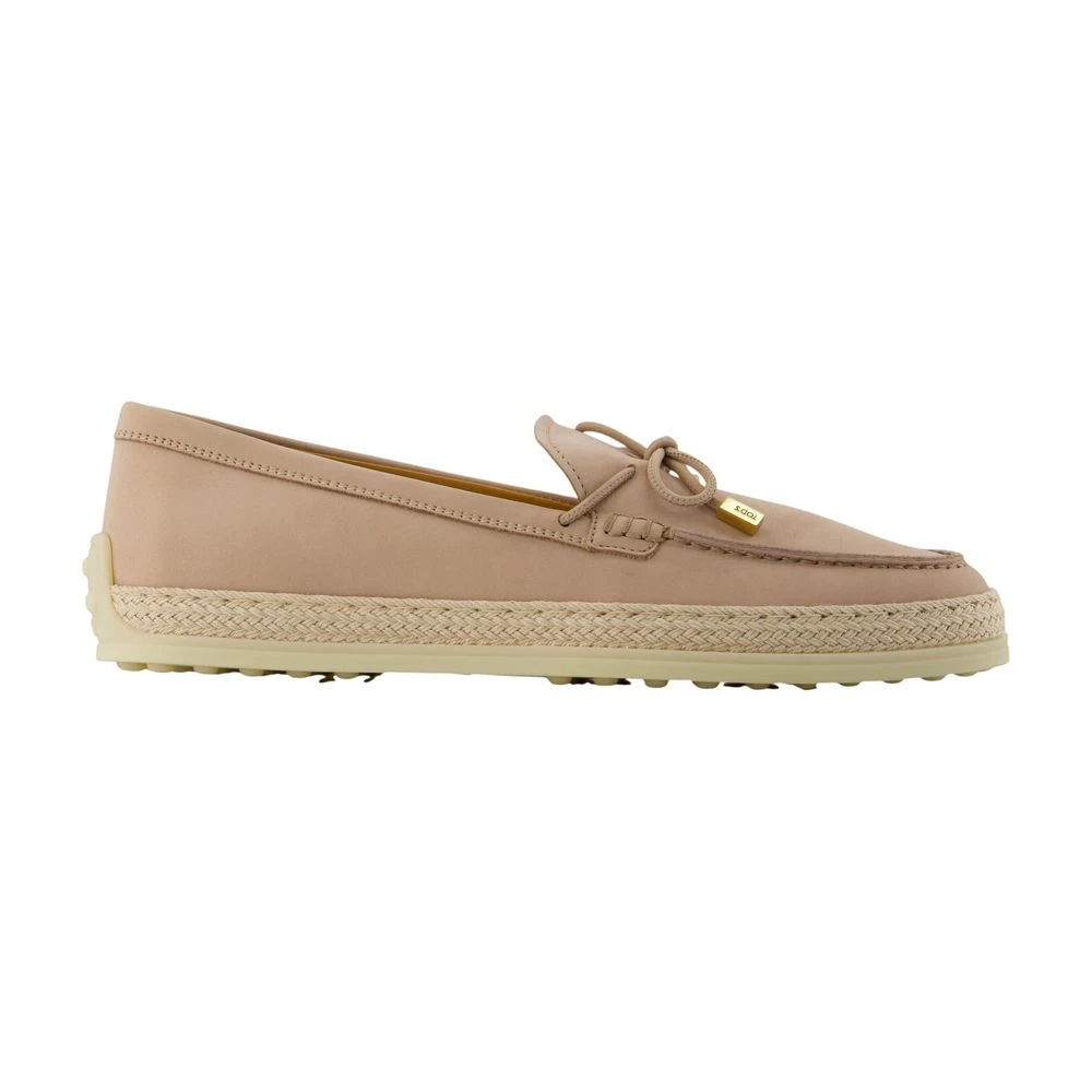 Tod's Women's Pink Loafers, 7 Uk, Loafers - Leather