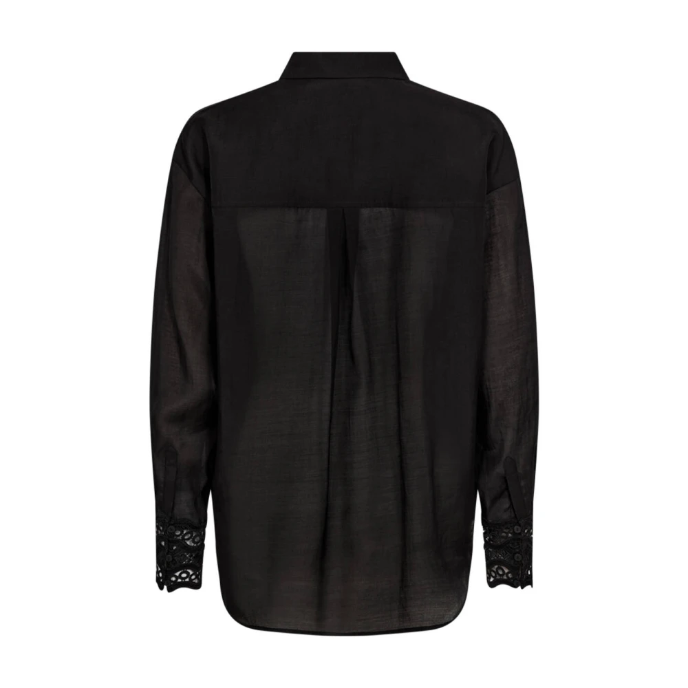 Copenhagen Muse Blouse Lange Mouw Shirt Black Dames