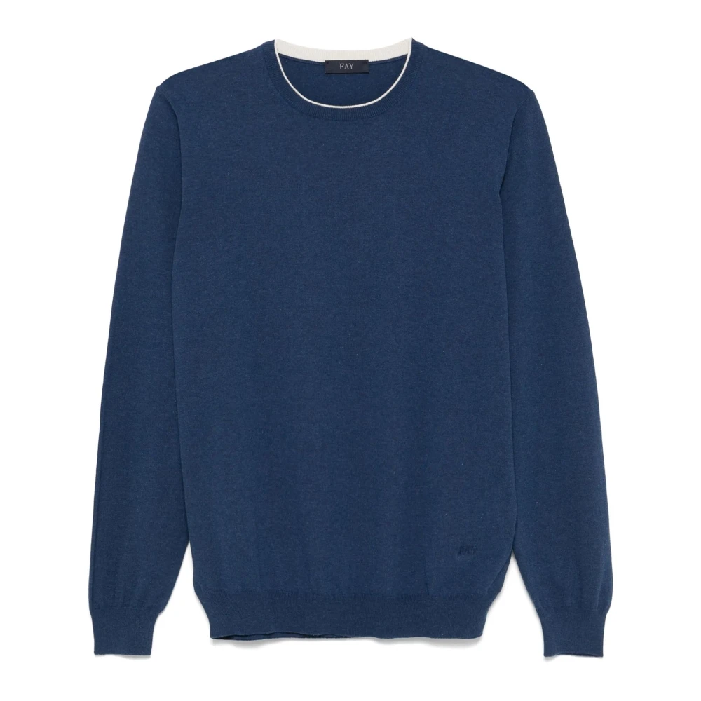 Knitwear > Round-neck Knitwear - - Fay - Modalova