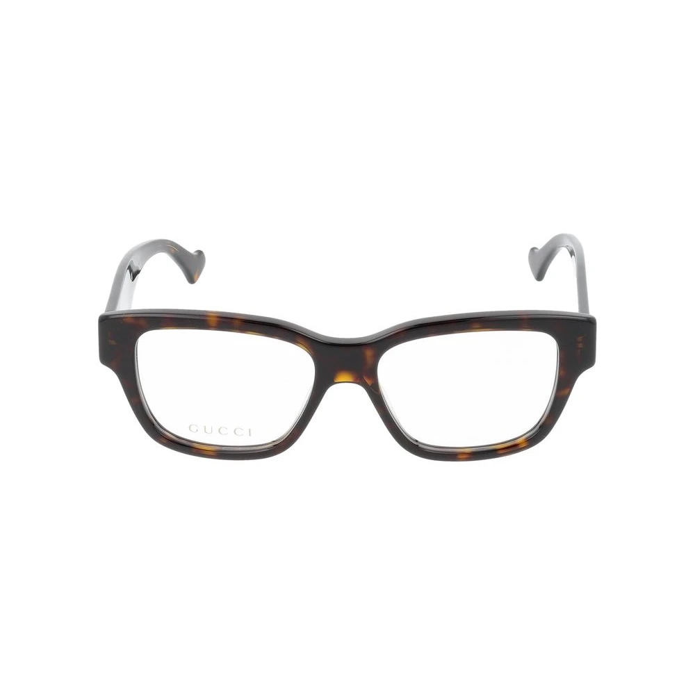Gucci Men's Brown Glasses, 52 Mm, Havana Transparent Eyeglasses Gg1428o 002