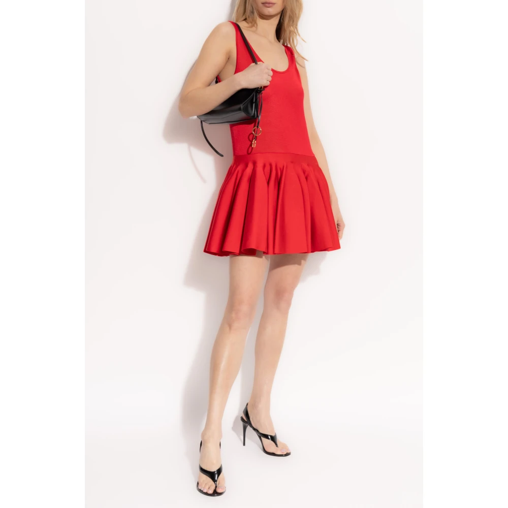 Alaïa Mouwloze jurk Red Dames