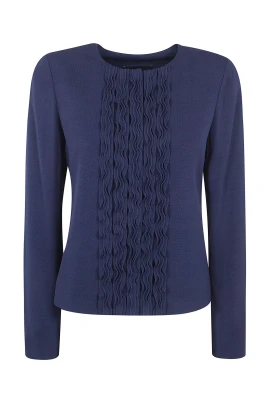 Ruffled Front Jacket