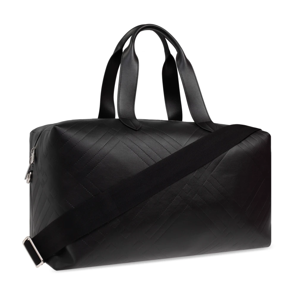 Burberry Leren handbagage Black Heren
