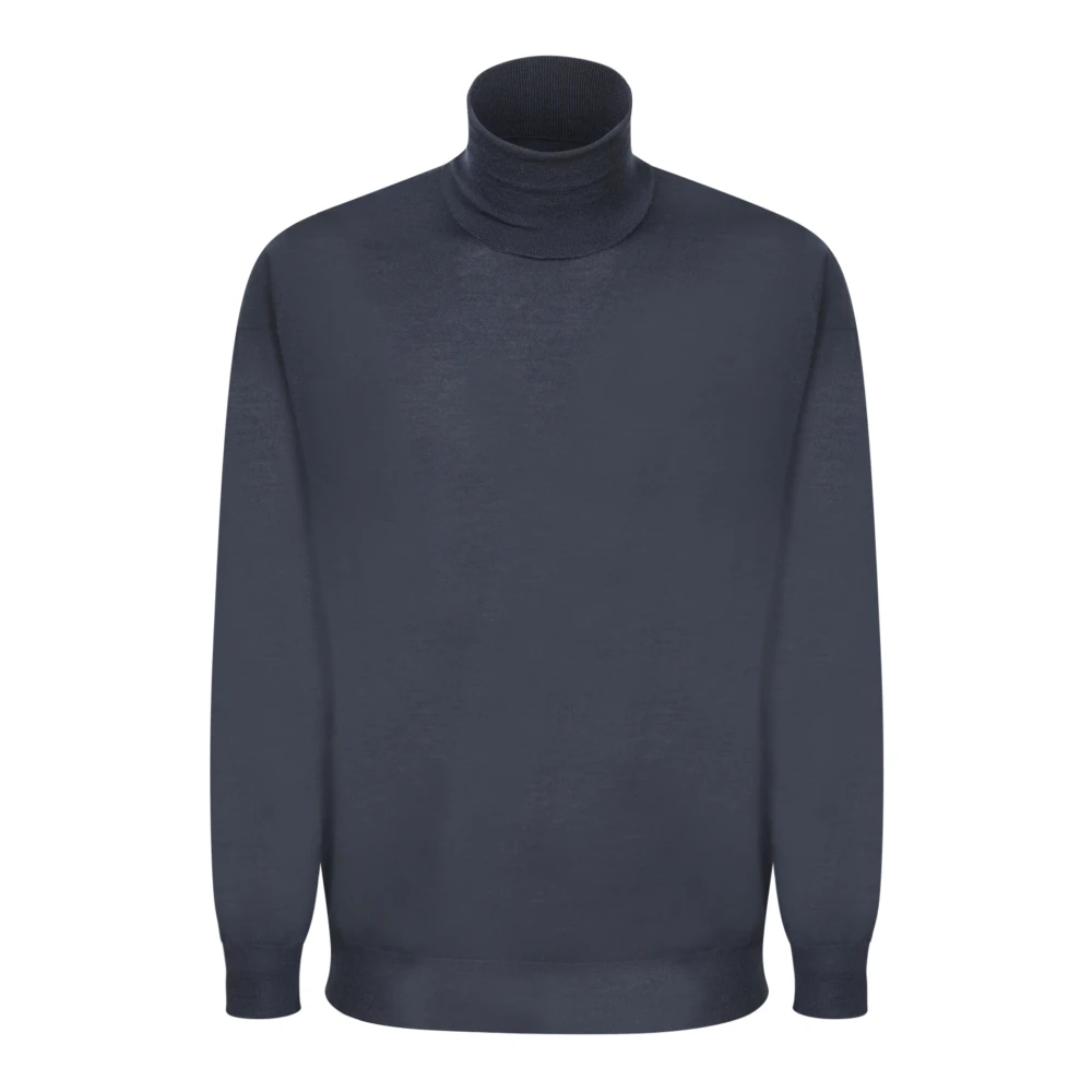 Dell'oglio Blauwe Gebreide Kleding voor Mannen Aw24 Blue Heren
