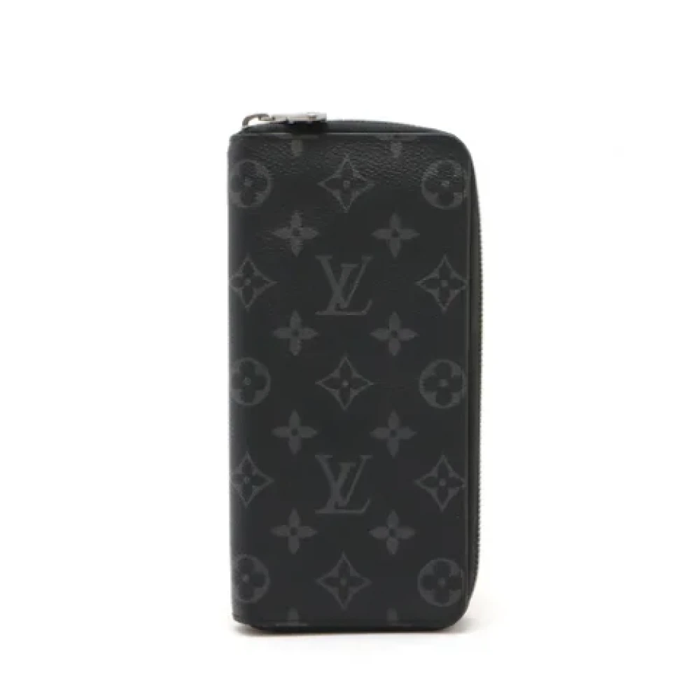 Louis Vuitton Vintage Pre-owned Canvas wallets Black Heren