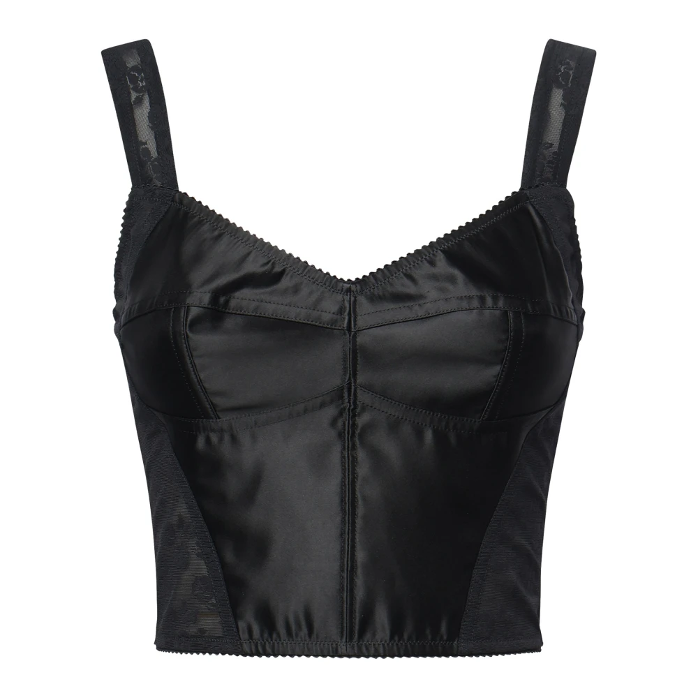 Dolce & Gabbana Zwarte Top Black Dames