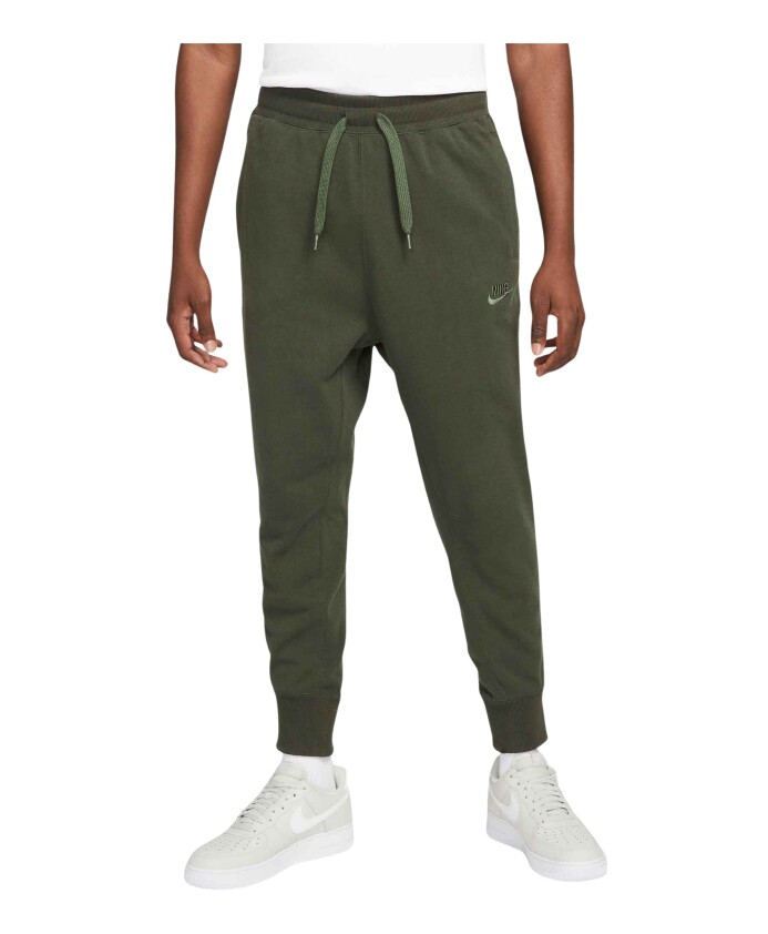 pantalon-en-molleton-classique-vert