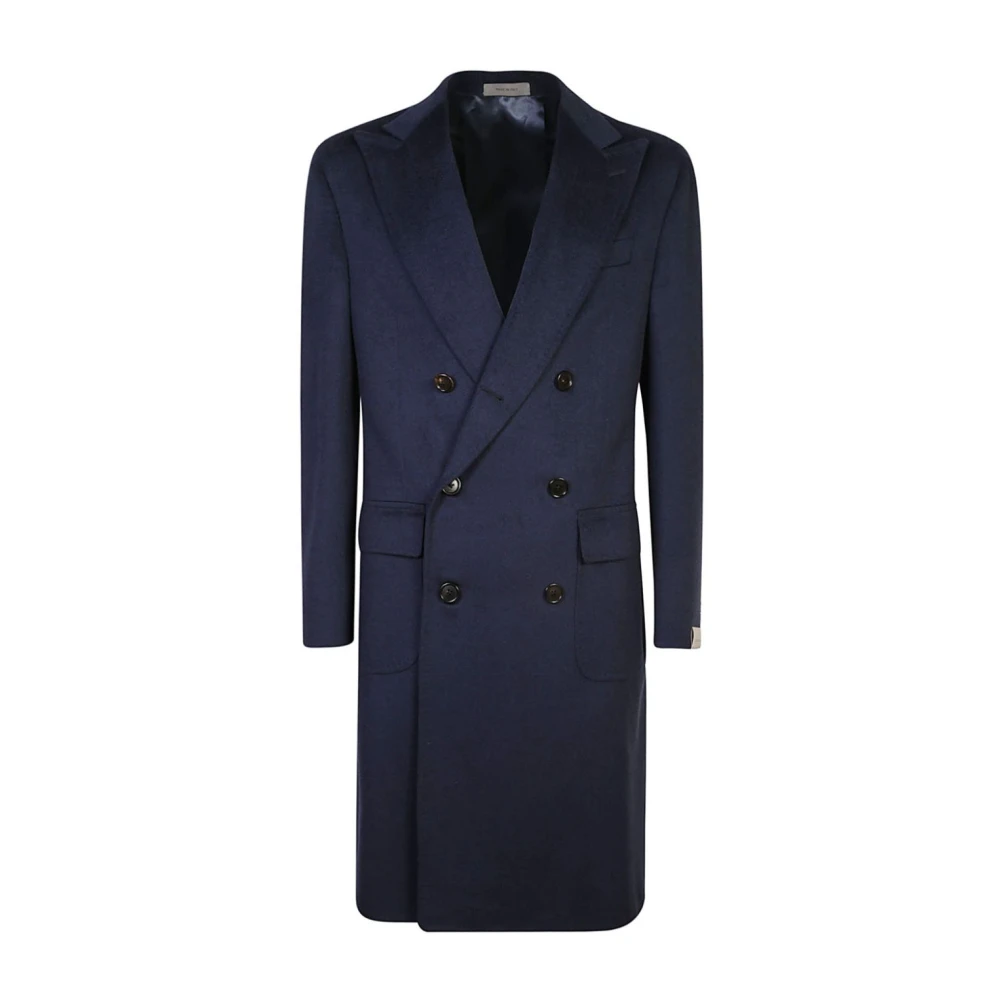 Corneliani Blauwe Winterjassen Blue Heren