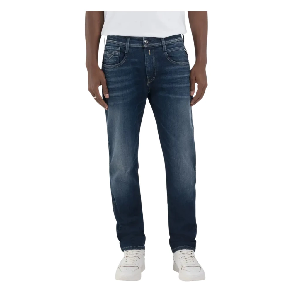 Replay Stijlvolle Model Jeans Blue Heren