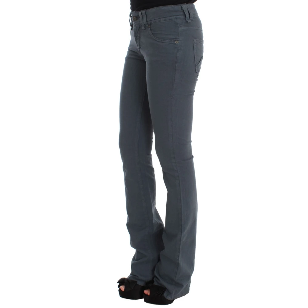 John Galliano Bootcut Jeans Blue Dames
